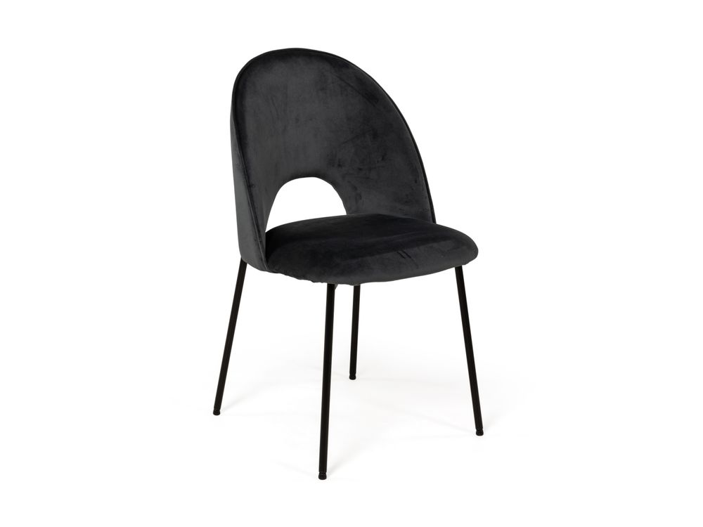Stoel JOSEPHINE - Velvet blauw DEZ JO STIB198