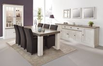 Dressoir YORK 5 deuren - Lariks & Crystal Oak  MBR-1-000001