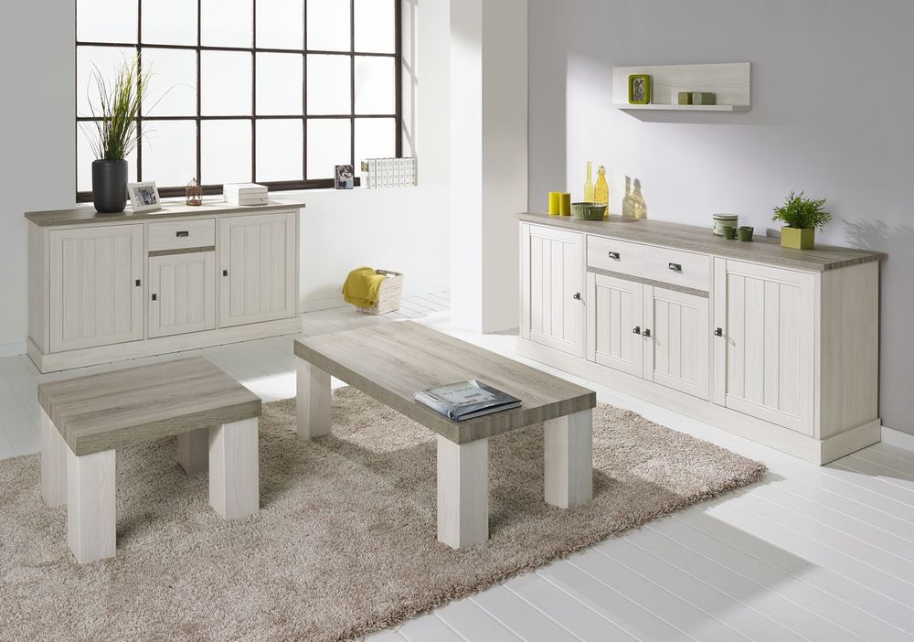 Dressoir YORK 4 deuren - Crystal oak beige MBR-1-000002