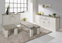 Dressoir YORK 4 deuren - Crystal oak beige MBR-1-000002