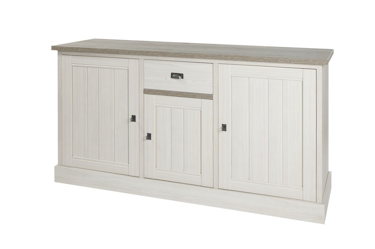 Dressoir YORK - Lariks & Crystal oak beige