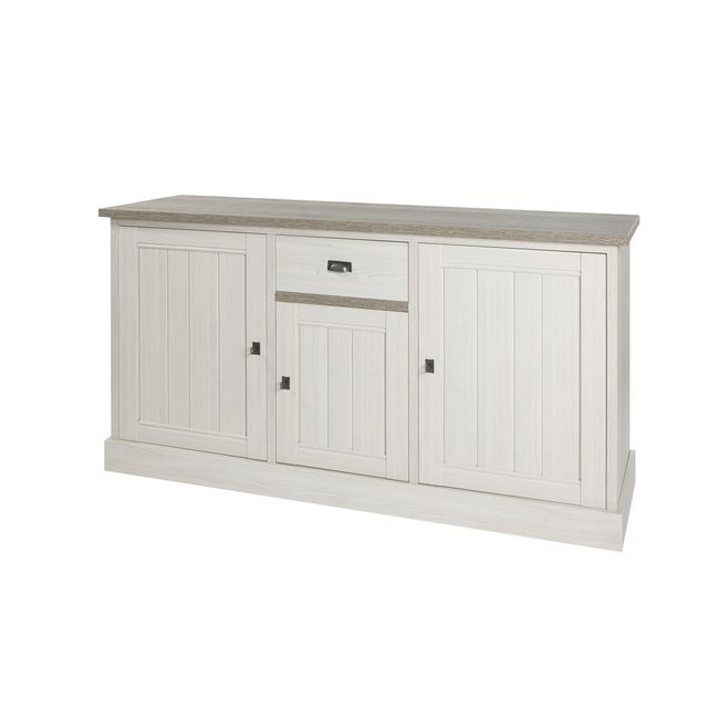 Dressoir YORK - Lariks & Crystal oak beige