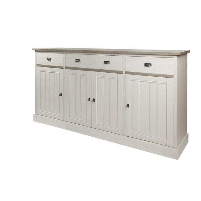 Dressoir YORK - Lariks & Crystal oak beige