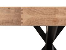 Eetkamertafel CASTLE TREE - hout/metaal FDF-30-000169