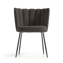 Stoel ANIELA - Grijs bouclÚ KAV CC2025J01