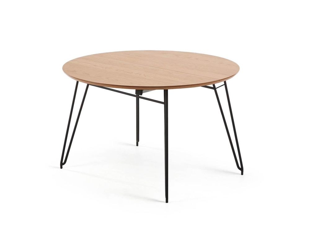 Ronde uitschuiftafel NOVAC - Eikenfineer KAV CC0969M46