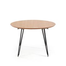 Ronde uitschuiftafel NOVAC - Eikenfineer KAV CC0969M46