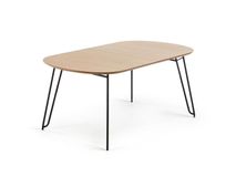 Uitschuifbare eetkamertafel NOVAC - Eikenfineer KAV CC1074M46