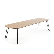 Uitschuifbare eetkamertafel NOVAC - Eikenfineer KAV CC1074M46
