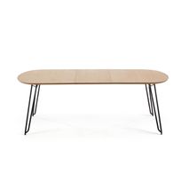 Uitschuifbare eetkamertafel NOVAC - Eikenfineer KAV CC1074M46