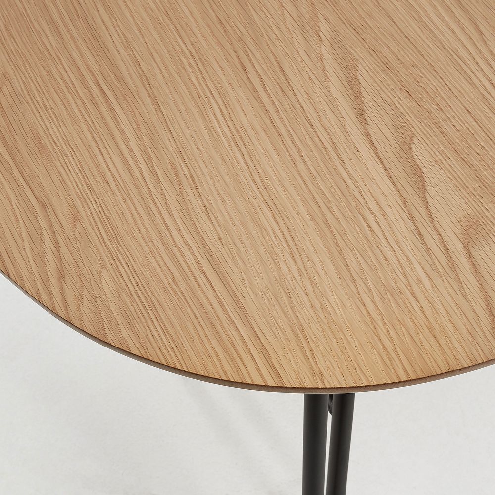 Uitschuifbare eetkamertafel NOVAC - Eikenfineer KAV CC1074M46