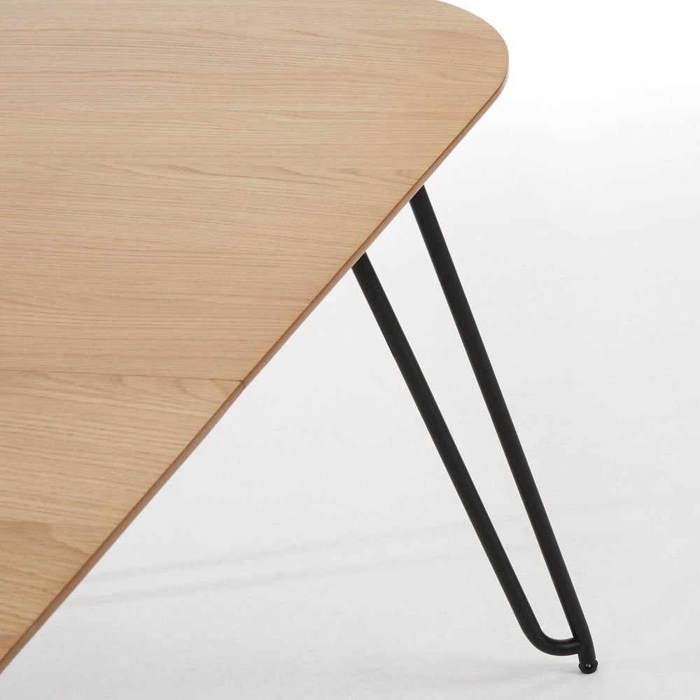 Uitschuifbare eetkamertafel NOVAC - Eikenfineer KAV CC1074M46