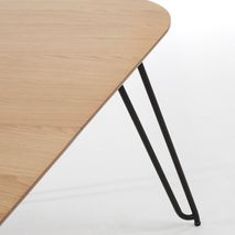 Uitschuifbare eetkamertafel NOVAC - Eikenfineer KAV CC1074M46