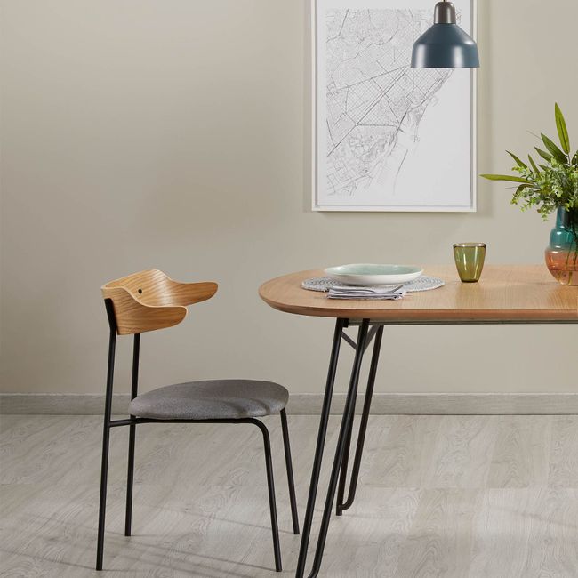 Ovale uitschuiftafel NOVAC - Eikenfineer