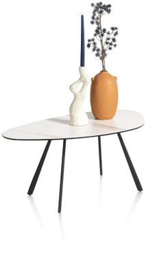 Salontafel MONTELLO - Keramiek met witte marmerloo XOO 45818WIT