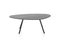 Salontafel MONTELLO - Keramiek met zwarte marmerlo XOO 45815ZWA