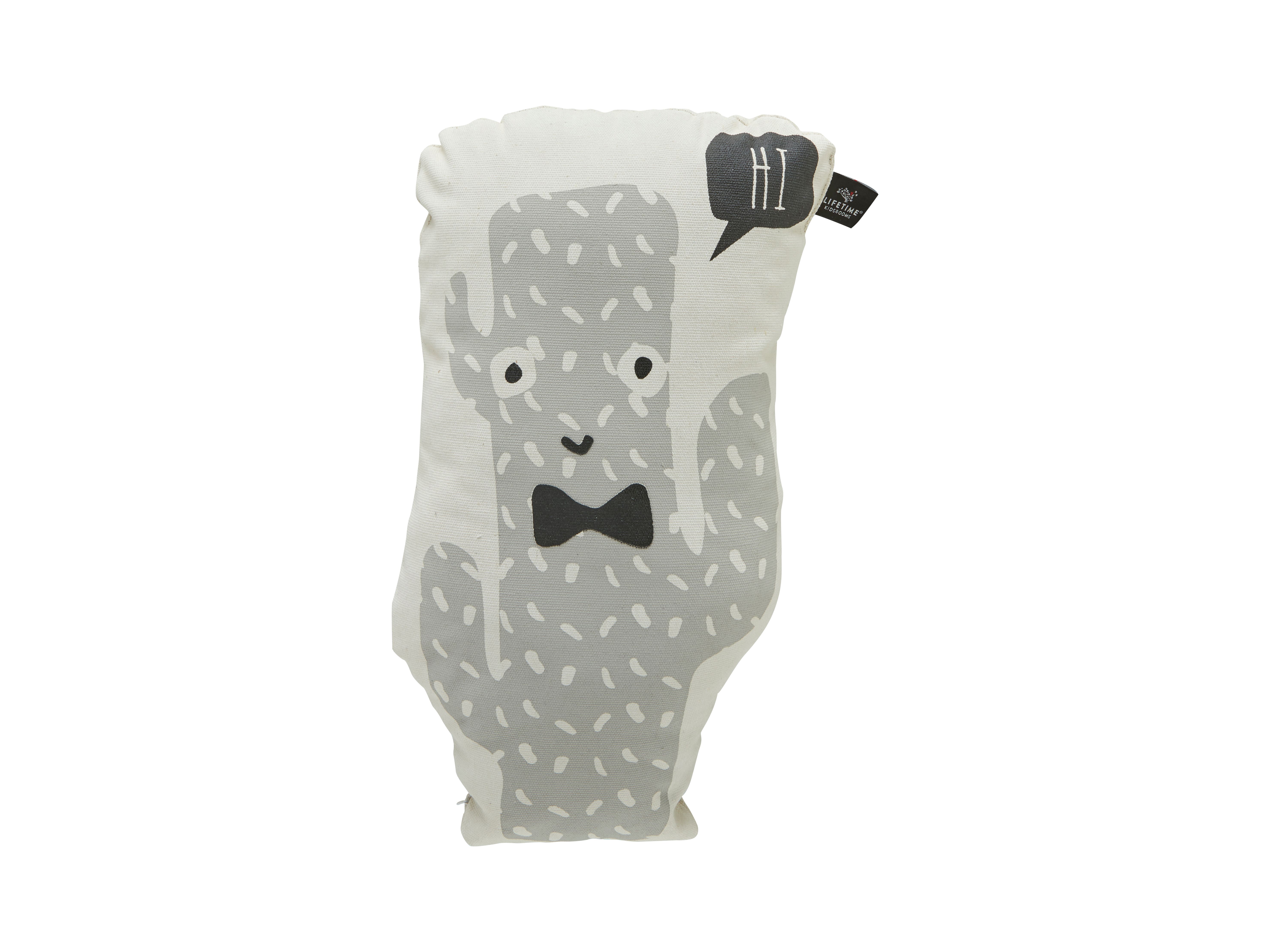 Gevormd kussen CACTUS - Grijs