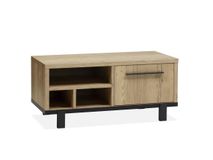 Eetkamer WOODY - Natuur/zwart metaal C-MXF WO EK