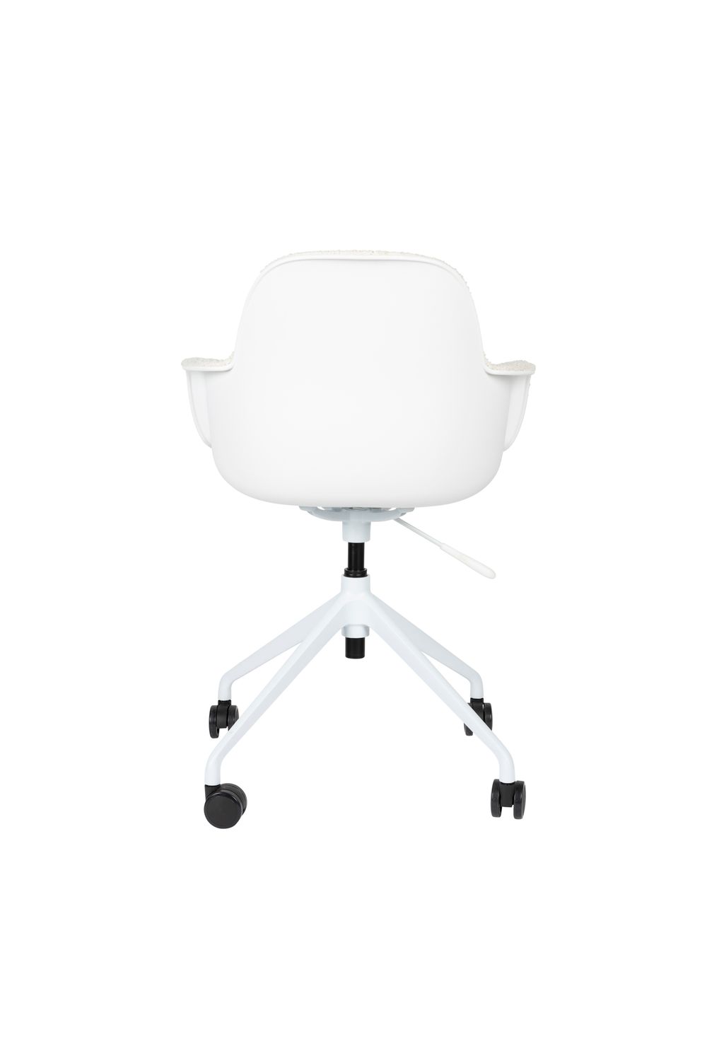 Bureaustoel ALBERT - Wit bouclé ZVR 1300018