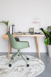 Bureaustoel ALBERT - Groen bouclé ZVR 1300020