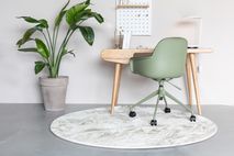 Bureaustoel ALBERT - Groen bouclé ZVR 1300020