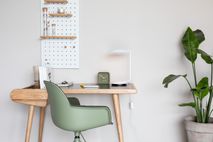 Bureaustoel ALBERT - Groen bouclé ZVR 1300020