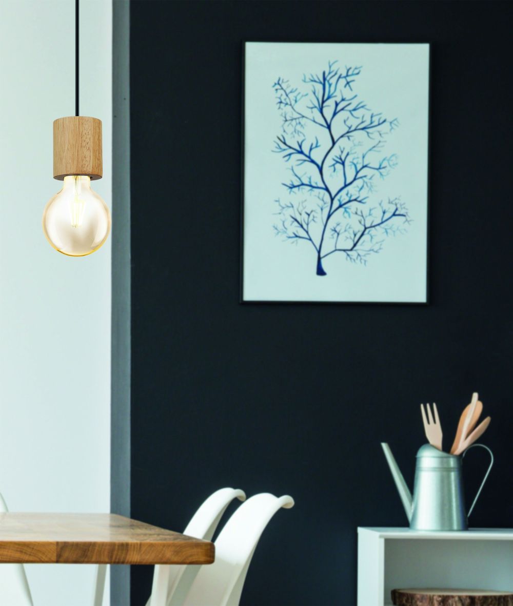 Hanglamp TURIALDO - Hout EGL 901172