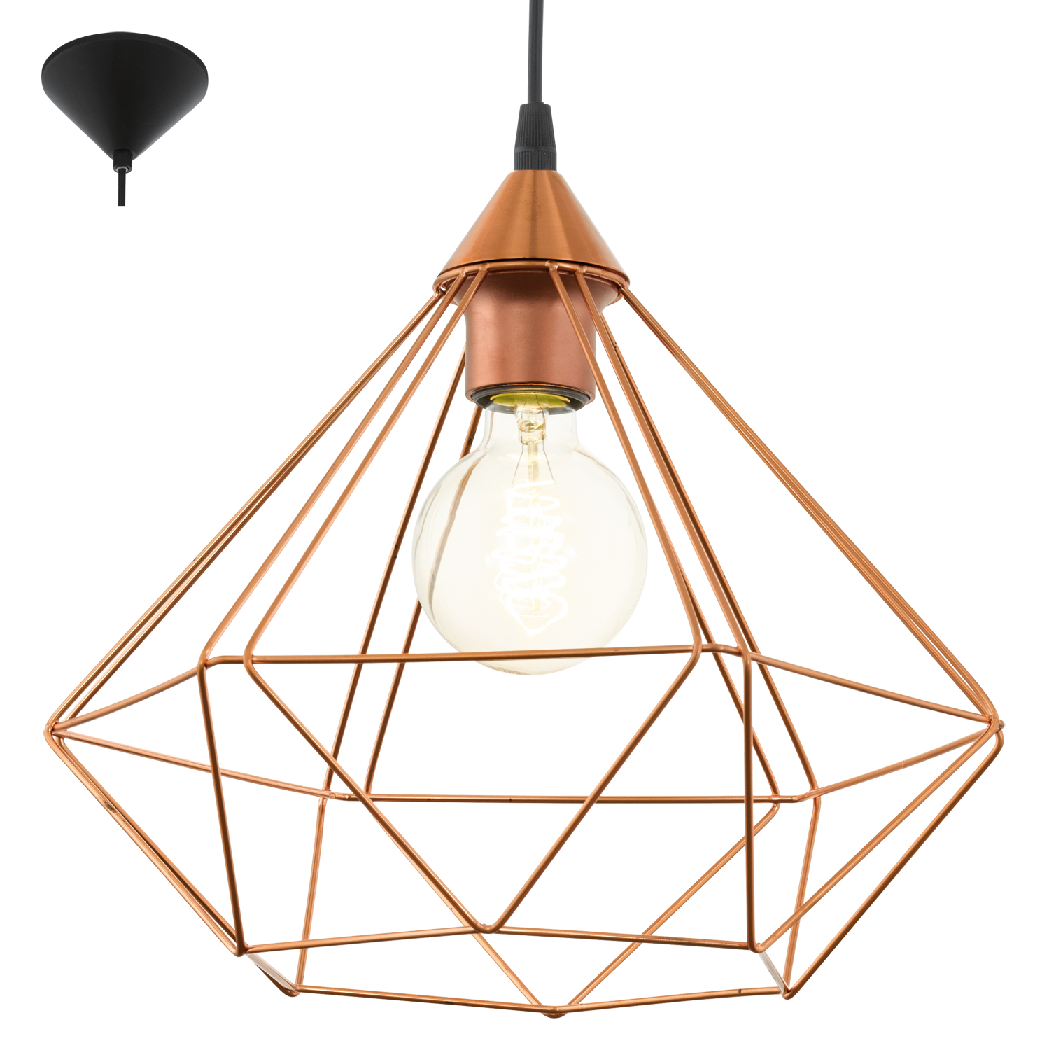 Hanglamp TARBES - Zwart