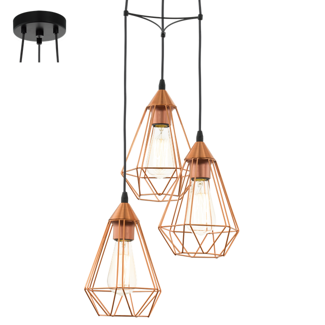 Hanglamp TARBES - Zwart