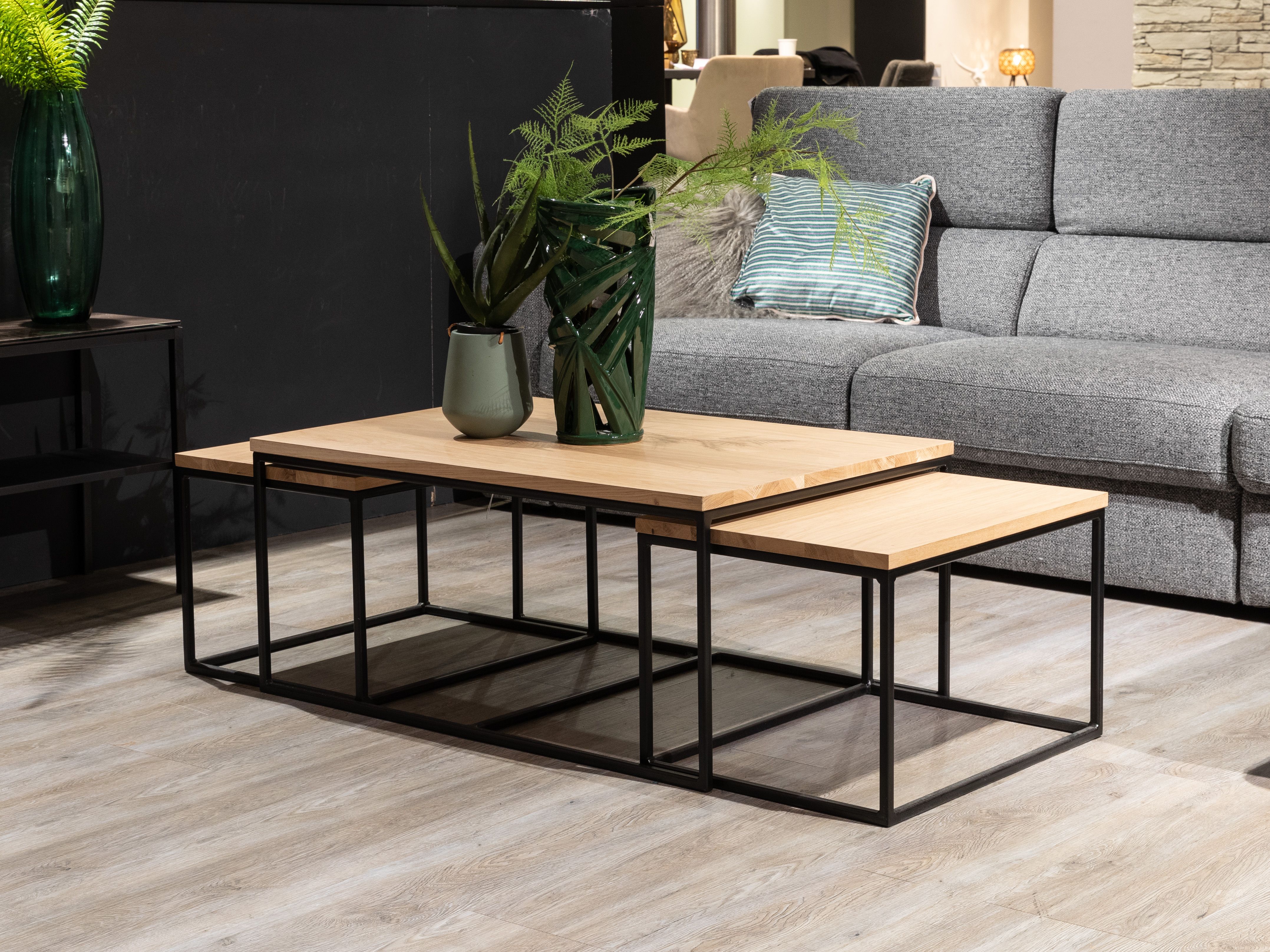 Set van 3 salontafels (geen onderblad)