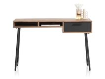 Bureau TORANO - Walnoot/zwart XOO 42429-WAL