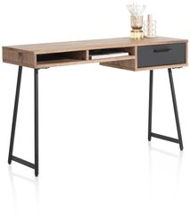 Bureau TORANO - Walnoot/zwart XOO 42429-WAL