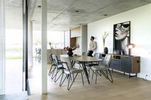 Bureau TORANO - Walnoot/zwart XOO 42429-WAL