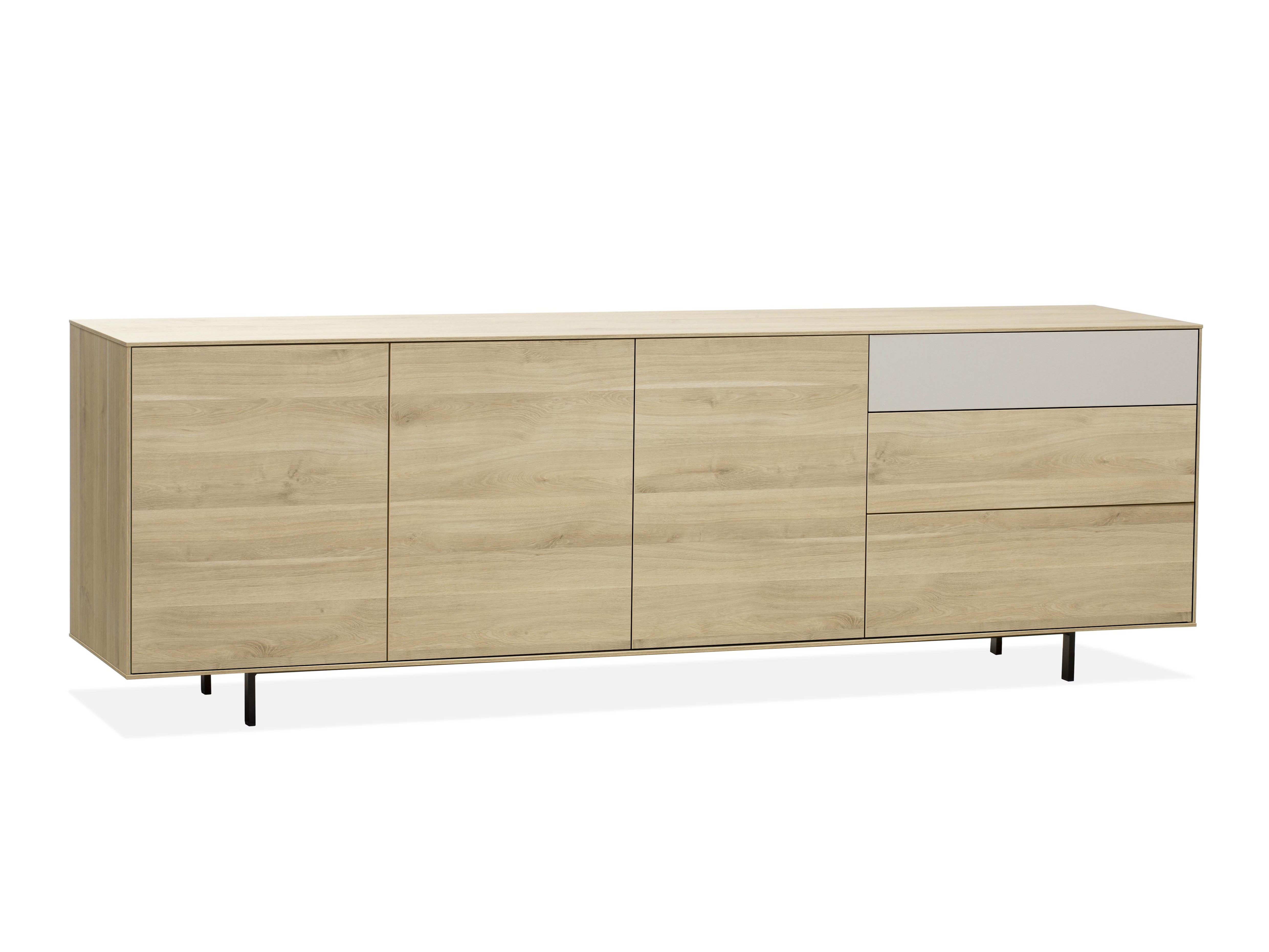 Dressoir FAMOUS groot - Fresh oak/ivory