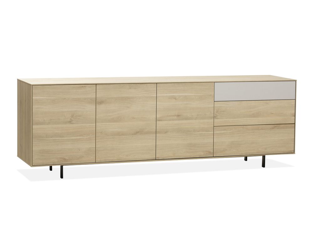 Dressoir FAMOUS groot - Fresh oak/ivory C-MXF FM DR3D3L TZ