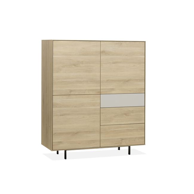 Wandkast FAMOUS breed - Fresh oak/ivory