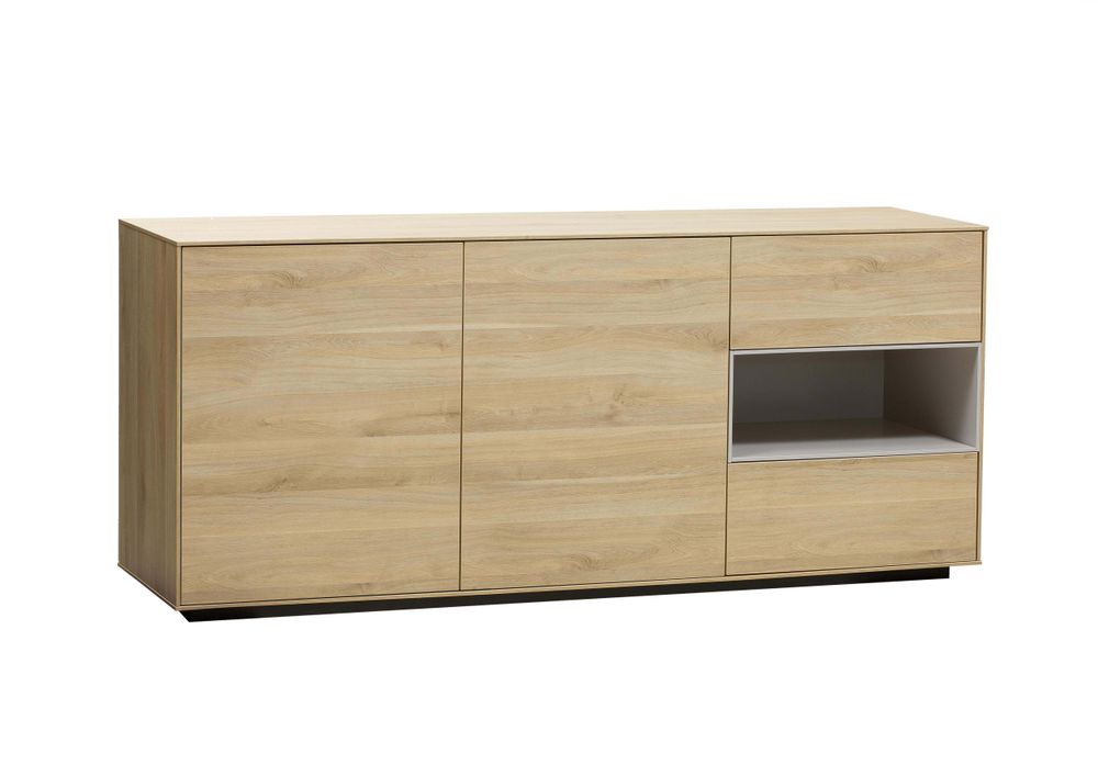 Dressoir ELEGANCE klein - Fresh oak/ivory MXF EL DR2D2L1O