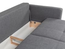 Zetelbed MAGALIE - Donkergrijs DEZ MA ZB