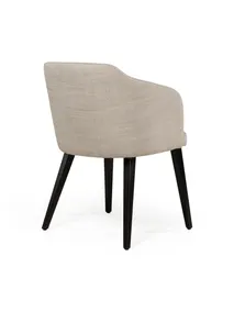 Armstoel AMOR - Beige stof VDC AM AST