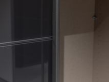 Kleerkast KULMBACH met spiegel - Basalt C-RCH KUH271MGBS QUDEM