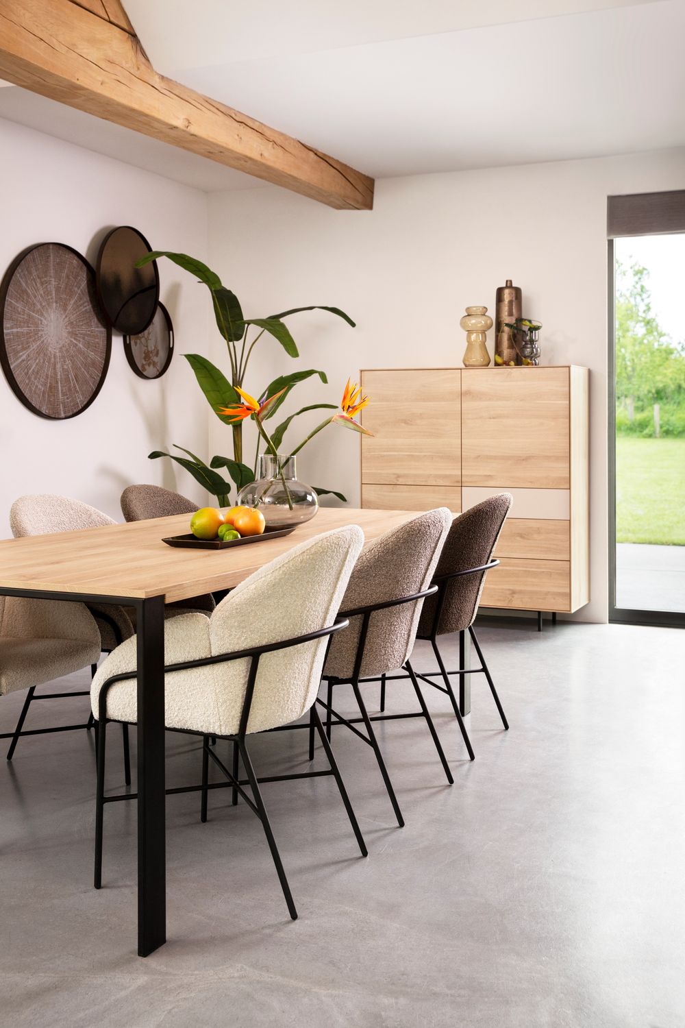 Hoektafel met lade FAMOUS - Fresh oak MXF-206-000001