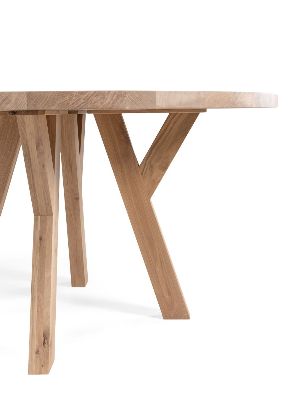 Ronde tafel HEAD - Massief eik BKS HE T150