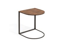 Laptoptafel bijzettafel CUTE - Teak/zwart staal PLMD CU LT