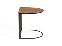 Laptoptafel bijzettafel CUTE - Teak/zwart staal PLMD CU LT