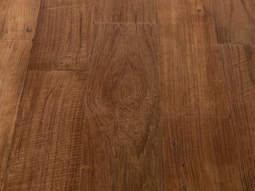 Laptoptafel bijzettafel CUTE - Teak/zwart staal PLMD CU LT