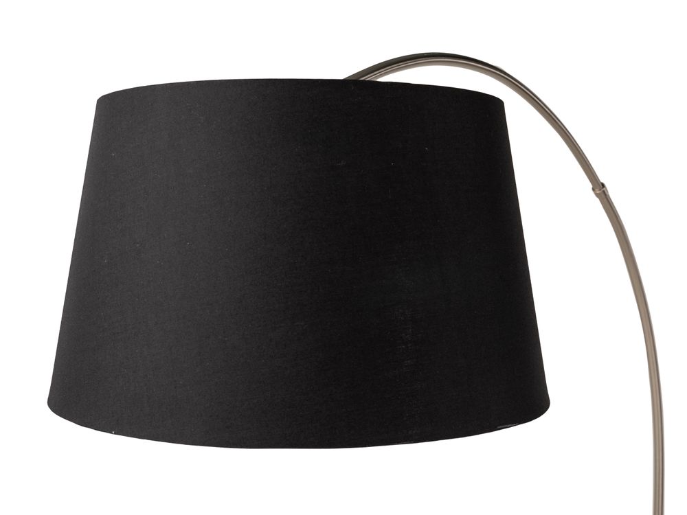 Vloerlamp BOSTON - Zwart/nikkel PLMD 0701-160721BK
