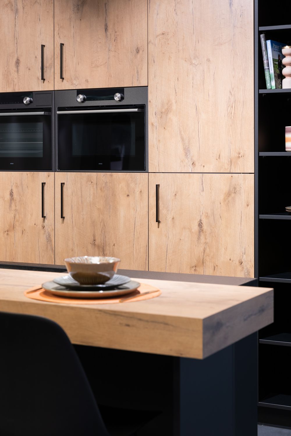 Keuken BALI in zwart/hout KEUKEN BALI WEB