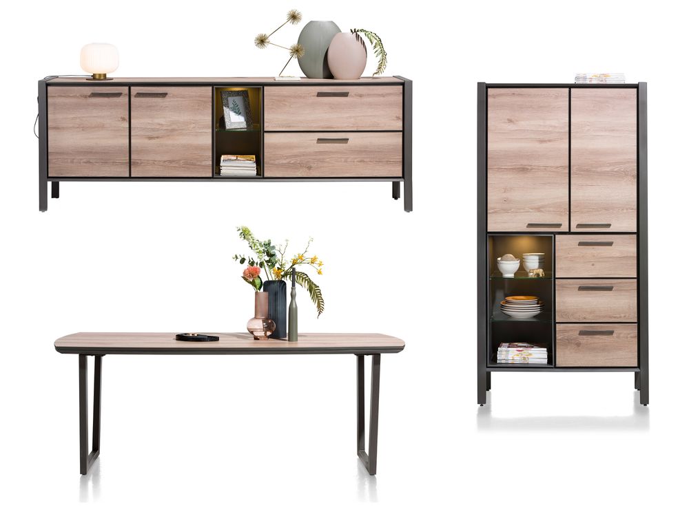 Eetkamer COPENHAGEN - Oak Natu C-HEH COP EK