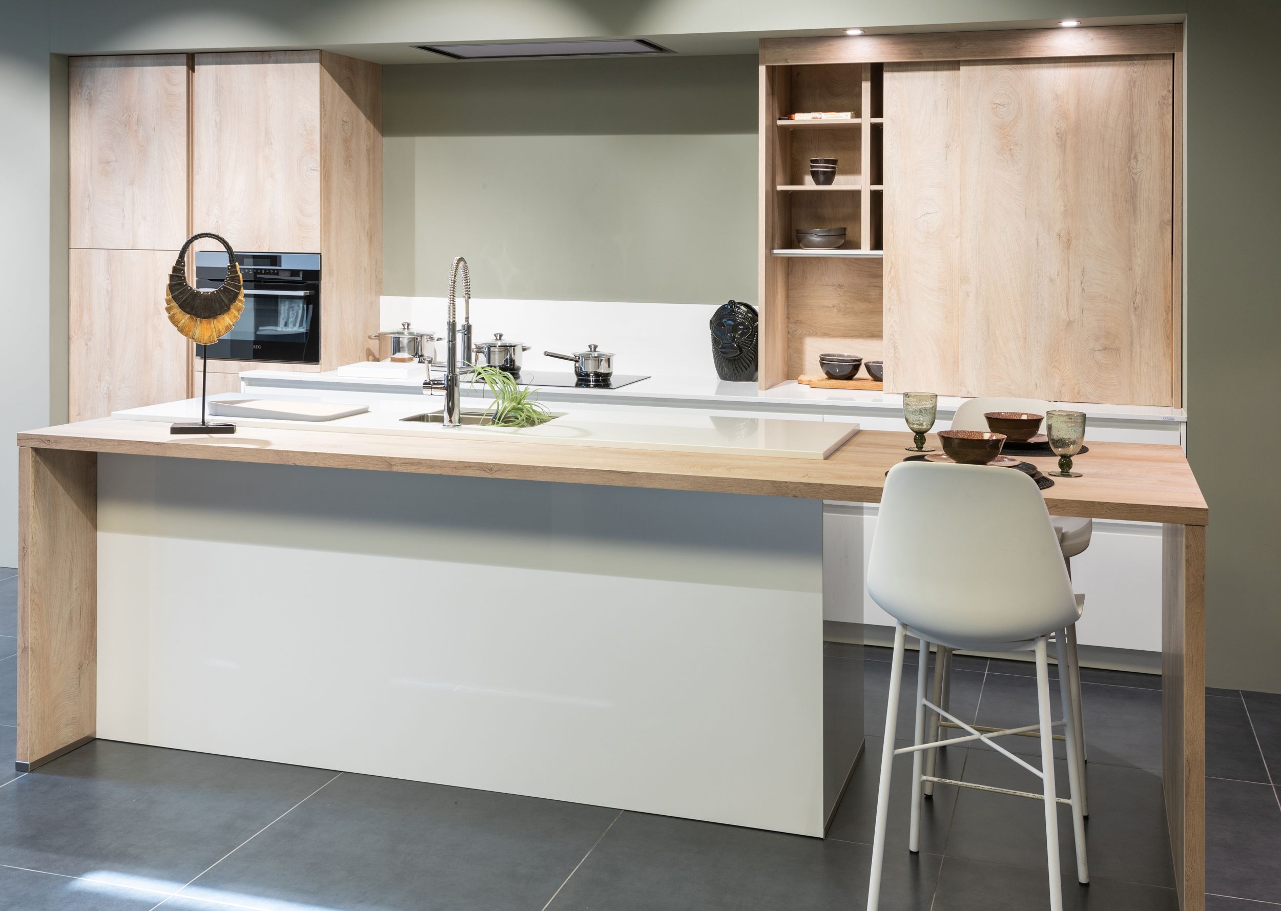 Keuken STOCKHOLM in wit/hout KEUKEN STOCKHOLM WEB