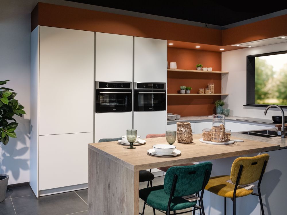 Keuken BERGAMO - Wit/Hout KEUKEN OSLO WEB